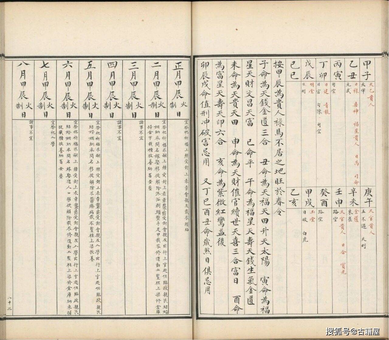 世界杯竞猜-择日古籍《选择秘录 诹吉便览、宝镜图、八门九星阴阳二遁》